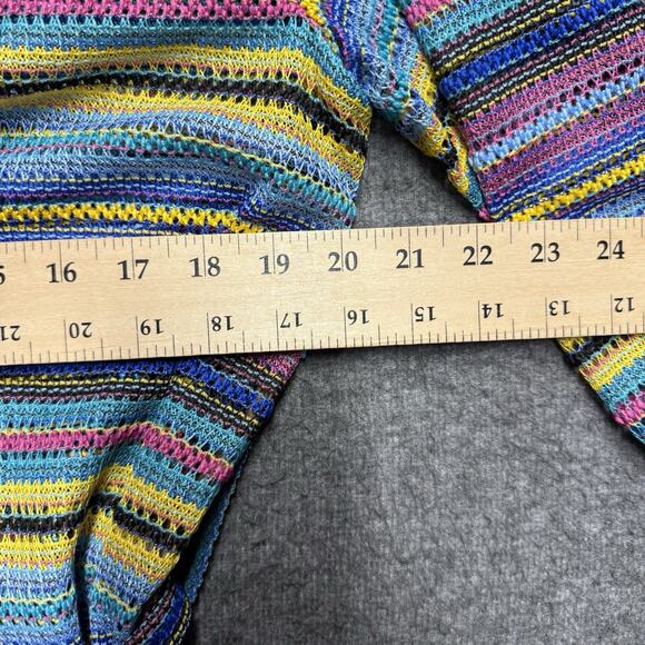 Majorelle Neo Robe Womens Small Colorful Revolve Knit Long Sleeve Kimono - Picture 5 of 6